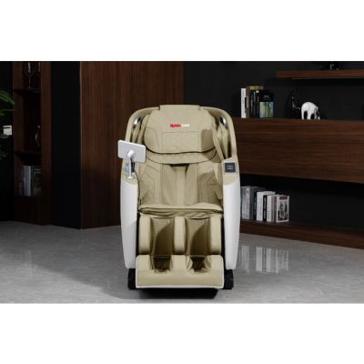 Fotoliu Masaj Crem VD-A002 încălzire, bluetooth, role 3D, airbag corp complet, LED touch, Șină SL-TRACK,