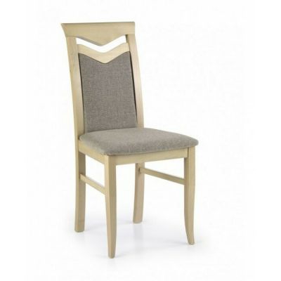 Scaun Citrone, cadru stabil, lemn masiv, 44x43x96 cm, Sonoma