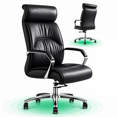 Scaun ergonomic de birou Timebox, 360°, home office sau spatii comerciale, Negru - Default Title