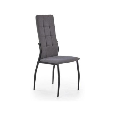 Scaun K334, spătar înalt și confort sporit, material textil, 45x54x103 cm, gri