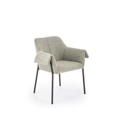 Scaun K522 tapițat, șezut confortabil, cadru rezistent, 68x62x83 cm, gri