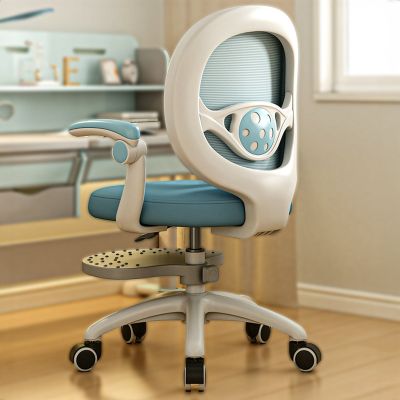 Scaun Reglabil pentru Copii – Model Ergonomic cu Spatar Confortabil, Ideal pentru Birou sau Camera de Studiu, Potrivit pentru Elevi si Scolari, Inaltime Ajustabila, Design Stabil pentru Sesiuni Lungi la Birou sau Scris, Albastru - Default Title