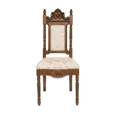 Scaun Sonia 46x48x100 cm din lemn masiv de fag cu șezut tapițat