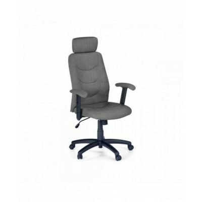 Scaun Stilo 2, mecanism TILT, material textil rezistent, 66x49x116-125 cm, gri închis