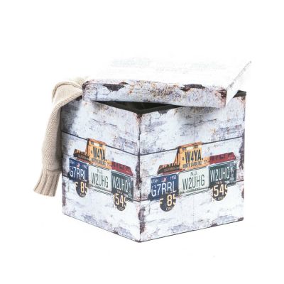 Taburet Design Truck, multicolor, 38x38x37.5 cm