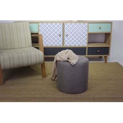 Taburet, Hanah Home, lemn fag si mdf, antracit, 40x40x40 cm