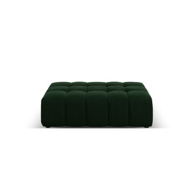 Taburet, Jennifer-51, Micadoni Home, 102x80x40 cm, catifea, verde bottle