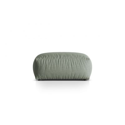 Taburet modular, Martina-169, Micadoni Home, 95x65x44 cm, tesatura structurata catifelata, verde muschi