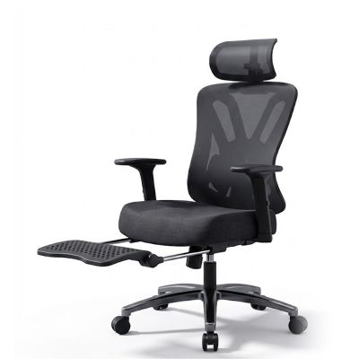 Scaun Birou Ergonomic Timebox, Reclinabil, Negru - Default Title