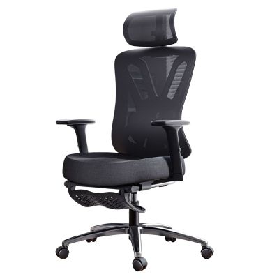 Scaun Birou Ergonomic Timebox, Reclinabil, Suport Picioare, Negru - Default Title