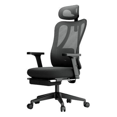 Scaun Birou Ergonomic Timebox, Spatar Reglabil, Suport Lombar, Negru - Default Title