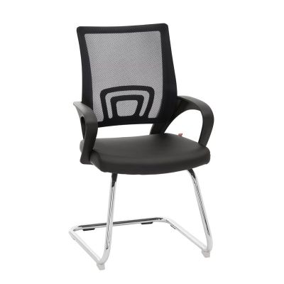 Scaun de birou cu suport lombar, design modern, inaltime 87 cm, maxim 120 kg, negru