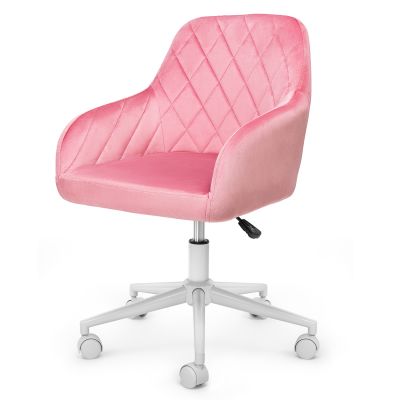 Scaun de Birou, Dr.Home Tommy, Catifea – Roz