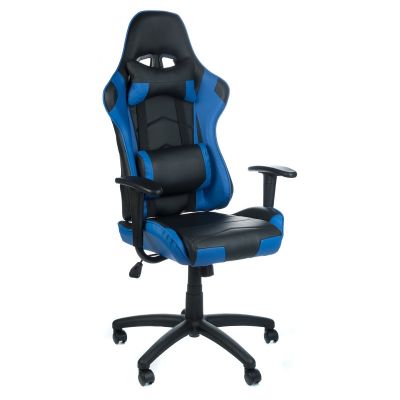 Scaun gaming, inaltime reglabila 48-58 cm, latime 52 cm, roti, cotiere, perne spate