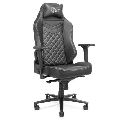 Scaun Gaming Profesional Dr.Shield Capsule, King Size XXL, Rezistenta 200 KG - Negru