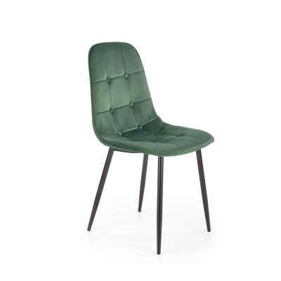 Scaun living Aria, tapiterie catifea, stil modern, inaltime 87 cm, verde