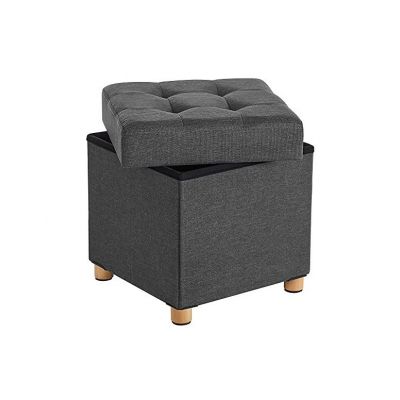 Cutie depozitare, Songmics, LSF14GYZ, Gri, 38 x 38 x 40 cm