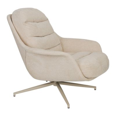 Fotoliu bej pivotant de relaxare Philly âu0080Zuiver