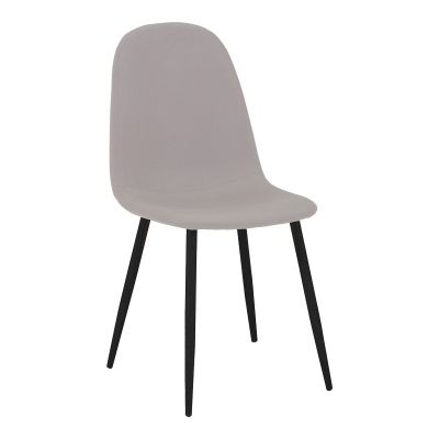 Scaun Bella, gri/negru, 43.5x52x89 cm