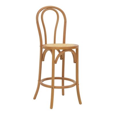 Scaun de bar Thonet, natural, 41x50x105 cm