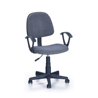 Scaun de birou ergonomic, pentru copii, inaltime reglabila 84-96 cm, baza polipropilena, tesatura material textil, gri