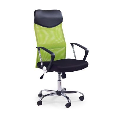 Scaun ergonomic de birou, reglabil 110-120cm, baza metalica, functie blocare si balansare, negru/verde
