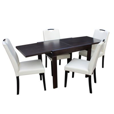 Set Masa Kors Cu 4 Scaune 6002 Wenge Crem